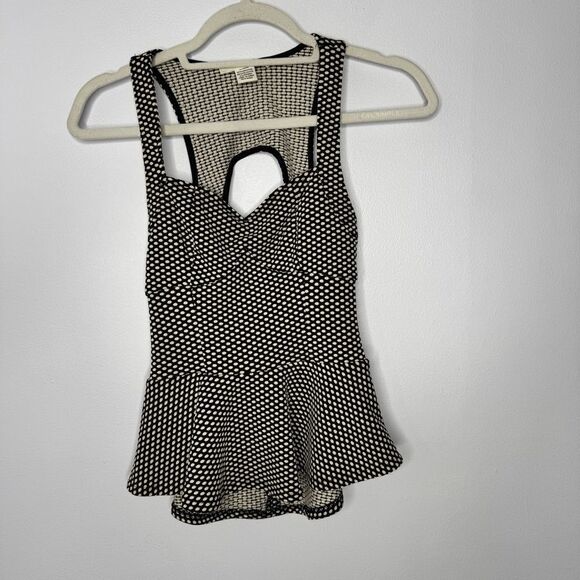 Sans Souci polka dot top size small - Picture 1 of 5